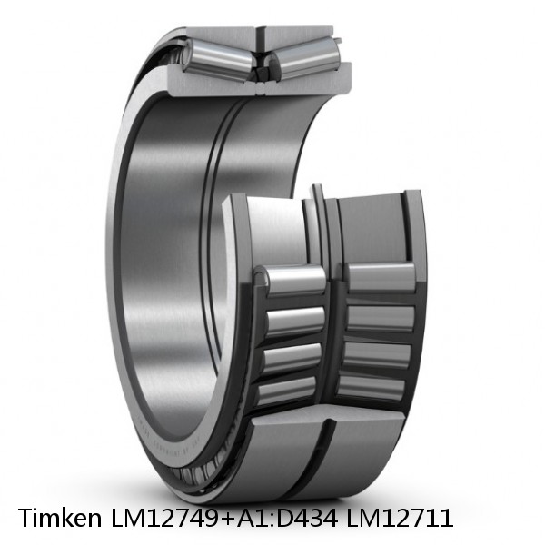LM12749+A1:D434 LM12711 Timken Tapered Roller Bearing Assembly