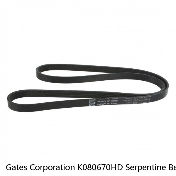 Gates Corporation K080670HD Serpentine Belt   Fleet Runner Heavy Duty Micro V