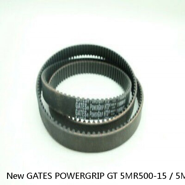 New GATES POWERGRIP GT 5MR500-15 / 5M-500-15 Timing Belt - Ships FREE (BE105)