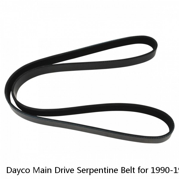 Dayco Main Drive Serpentine Belt for 1990-1992 Chevrolet Lumina 2.5L L4 sz